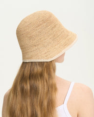 Isla Raffia Crochet Bucket Hat