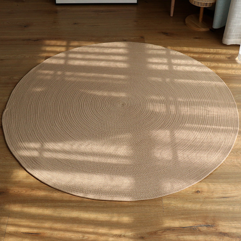 Terra Round Raffia Rug – Handwoven Natural Fiber Circle Mat