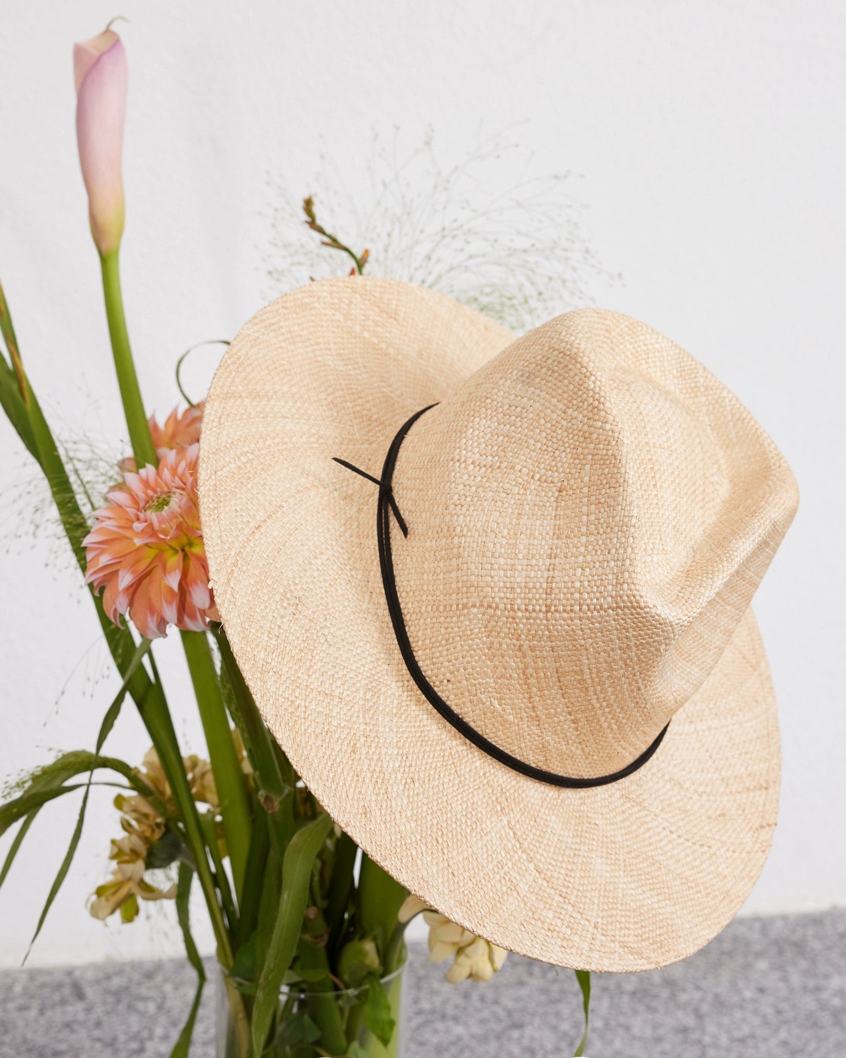 Sierra Wide Brim Raffia Straw Hat – Handwoven Summer Cowgirl Or Cowboy Hat