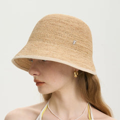 Isla Raffia Crochet Bucket Hat