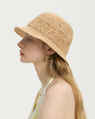 Aria Raffia Bucket Hat