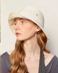 Silk Blend Wide Brim Sun Hat – Elegant Summer Bucket Hat for Women