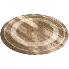 Terra Round Raffia Rug – Handwoven Natural Fiber Circle Mat